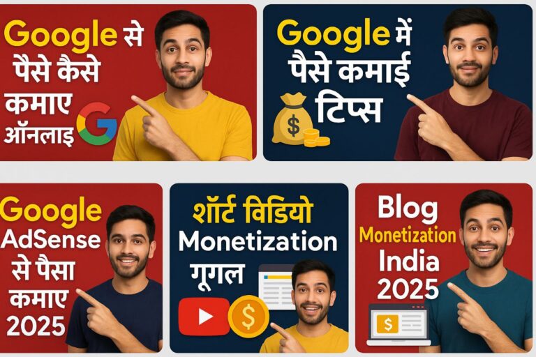 Google Se Paise Kaise Kamaye 2025